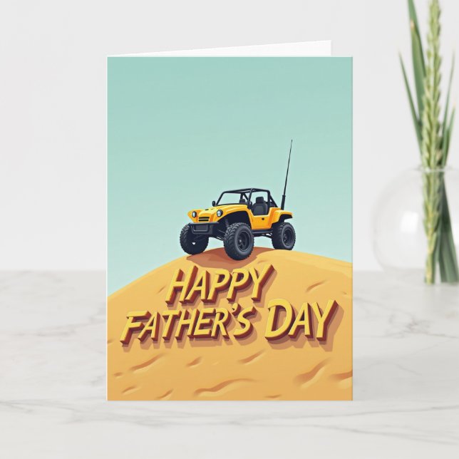 Off Roading Fathers Day Card (Front)