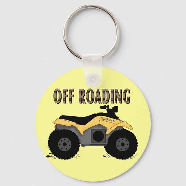 Off Roading Tshirts and Gifts Keychain (Front)