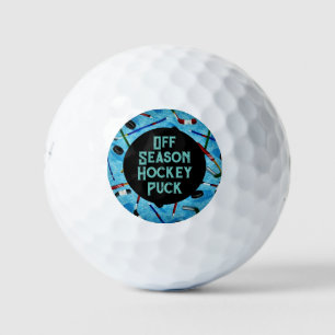 Off Season Hockey Puck Golf Balls