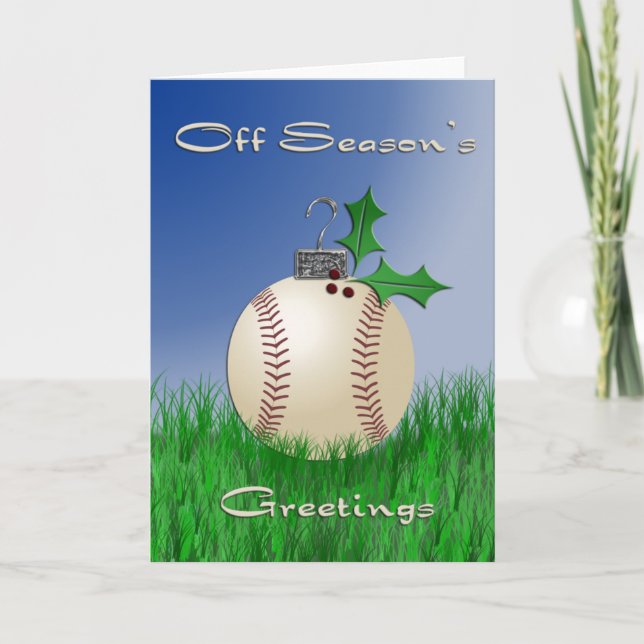 Off Season's Greetings Holiday Card (Front)