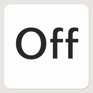 "Off" Setting Labels