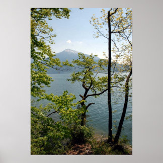 Off the Beaten Path Country Lake Landscape Poster