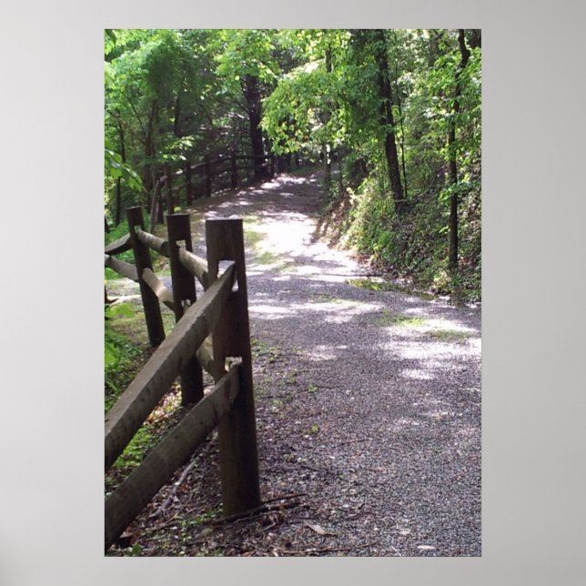 Off the Beaten Path Country Landscape Poster (Front)