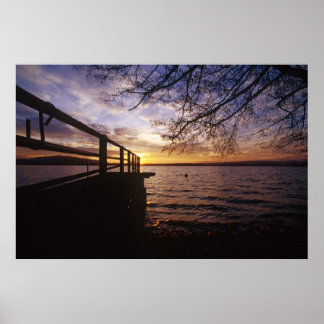 Off the Beaten Path Lake Country Landscape Poster