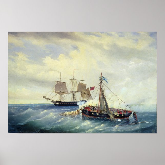 Off the coast of Nargen Island Poster (Front)