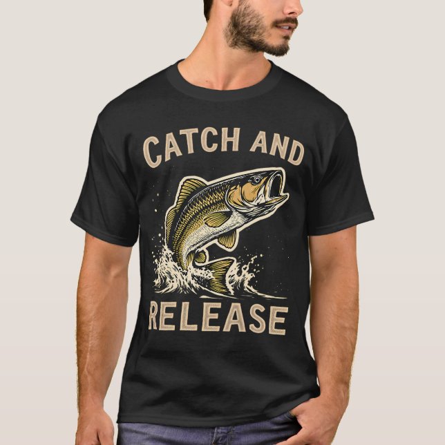 Off The Hook Sport Fishing Design T-Shirt (Front)