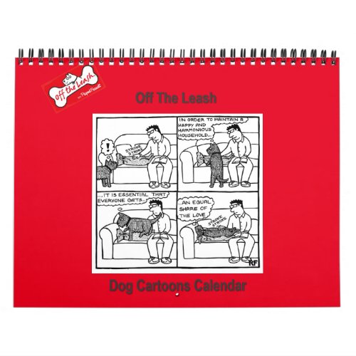 Off The Leash Dog Cartoons 2 _ Calendar