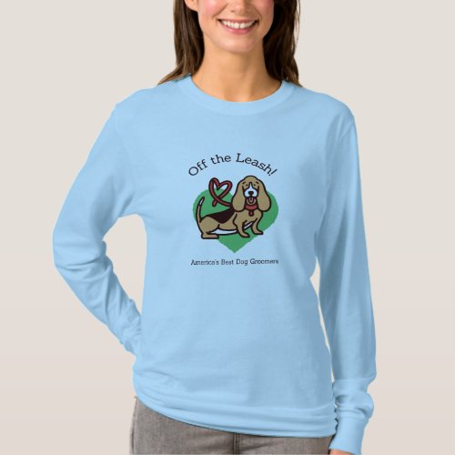 Off The Leash Dog Groomers T_Shirt