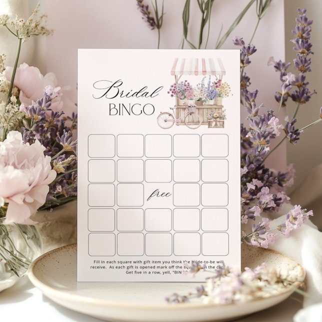 Off The Market bridal bingo Provence game (Creator Uploaded)
