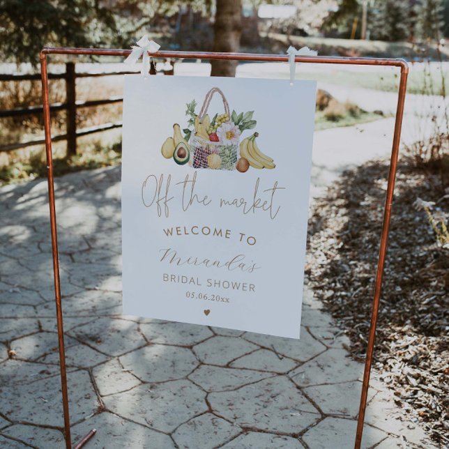 Off The Market Bridal Shower  Foam Board (Creator Uploaded)