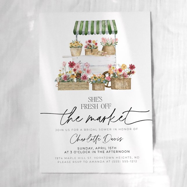 Off the Market Bridal Shower Invitation farmer (Creator Uploaded)