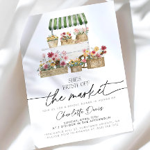 Off the Market Bridal Shower Invitation farmer