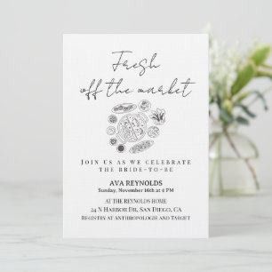 Off The Market Bridal Shower Invitation Template