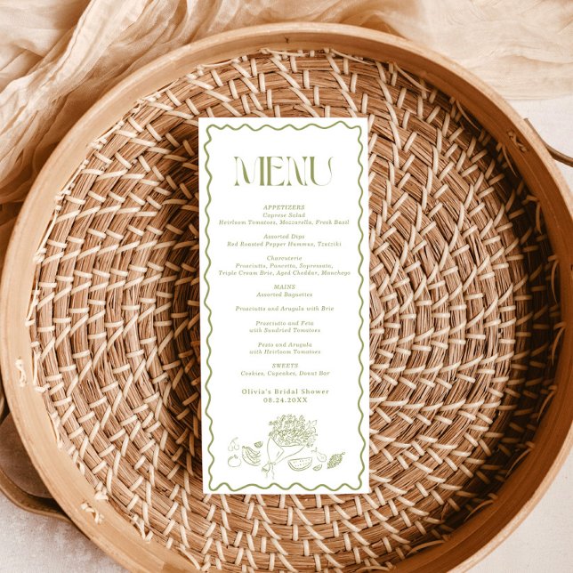 Off The Market Bridal Shower Menu, Bridal Brunch (Creator Uploaded)