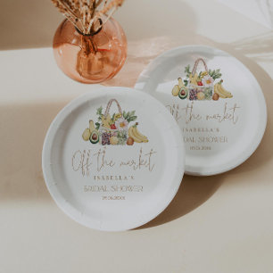 Off The Market Bridal Shower Paper Plates