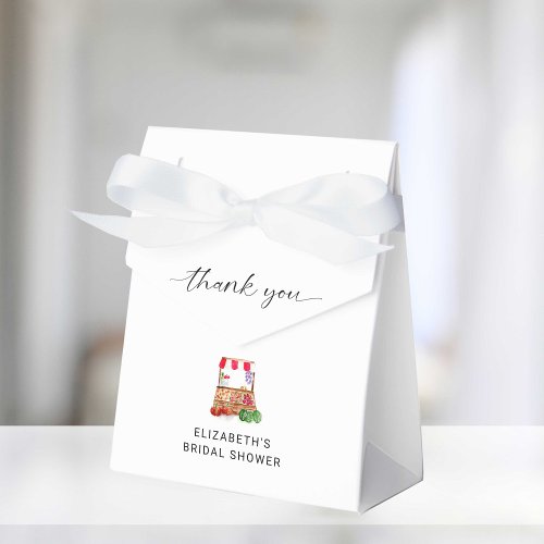 Off the Market Bridal Shower Simple Thank you Favor Boxes