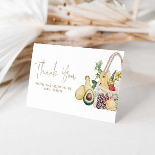 Off The Market Bridal Shower Thank You Card