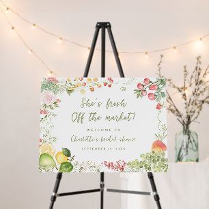 Off the Market Bridal Shower Welcome Sign