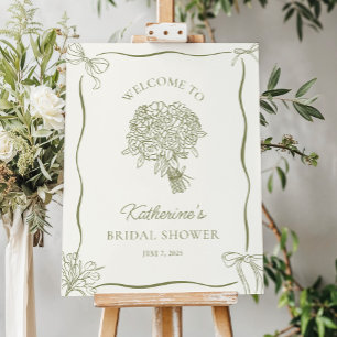 Off the Market Bridal Shower Welcome Sign