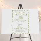 Off The Market Bridal Shower Welcome Sign