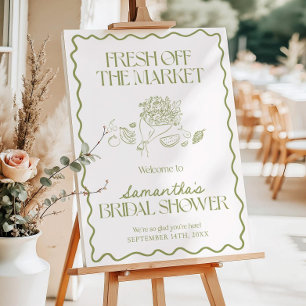 Off The Market Bridal Shower Welcome Sign Farmer