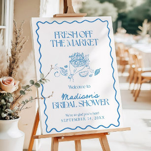 Off The Market Bridal Shower Welcome Sign Farmer