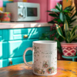 Off The Market | Bride Monogram Future Mrs. Coffee Mug<br><div class="desc">A beautiful gift for the Future Mrs. in your life. Trendy, modern, cute and stylish, this sweet mug will brighten every morning. Summer comes with pool parties, festivals, and (the best part), farmers markets! Everyone wants ‘fresh off the market’ these days, right? A “She’s Off the Market” bridal shower is...</div>