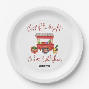 Off the Market Vegetable Stand Bridal Shower Paper Plates