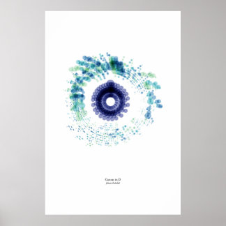 Off the Staff: Canon in D (color) Poster