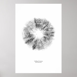 Off the Staff: Goldberg Variations Poster