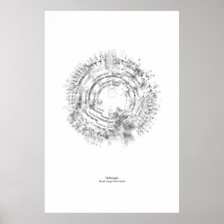 Off the Staff: Hallelujah (black) Poster