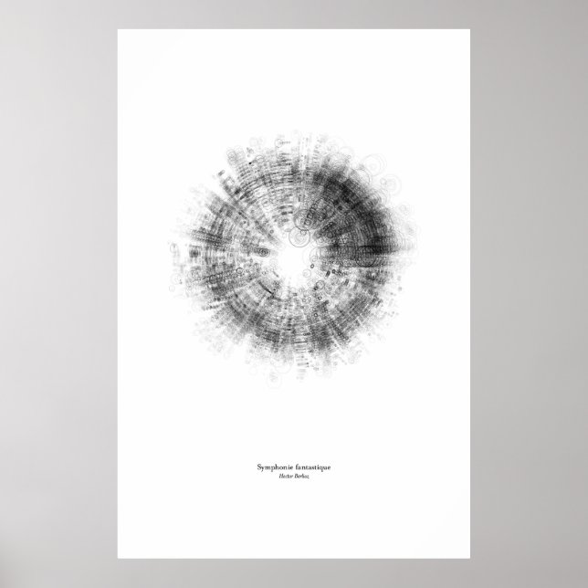 Off the Staff: Symphonie fantastique (black) Poster (Front)