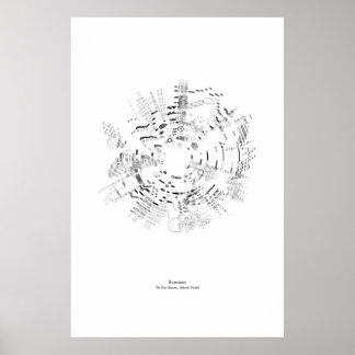 Off the Staff: The Four Seasons - Summer (black) Poster