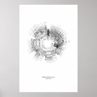 Off the Staff: William Tell Overture (black) Poster