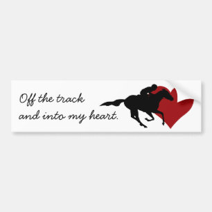 Off The Track Bumper Sticker