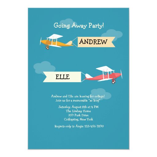 Off To College Invitation | Zazzle