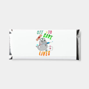 Off To Save Lives Hershey Bar Favors