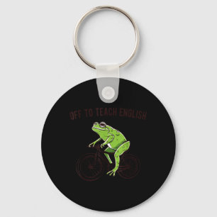 Off to Teach English New Teacher Appreciation Keychain