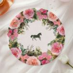 Off to the Altar Kentucky Derby Bridal Shower Paper Plates<br><div class="desc">Add a touch of Southern elegance to your celebration with our Off to the Altar Kentucky Derby Bridal Shower Paper Plates. Featuring a charming horse motif surrounded by delicate pink roses and olive green accents, these plates perfectly complement a Derby-inspired bridal shower. The soft color palette and floral details bring...</div>
