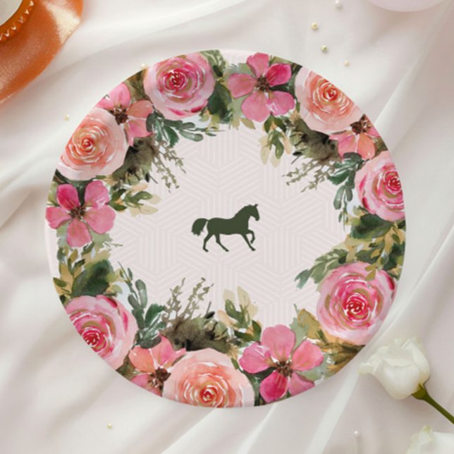 Off to the Altar Kentucky Derby Bridal Shower Paper Plates (Creator Uploaded)