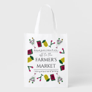 Off to the Farmer's Market TOTE BAG