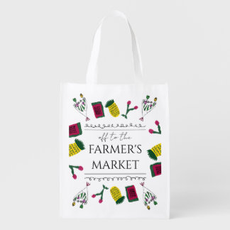 Off to the Farmer's Market TOTE BAG
