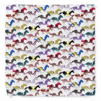 Off to the Horse Races Jockey Silk Pattern