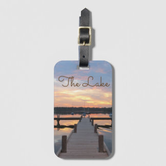 Off to the Lake! Luggage Tag