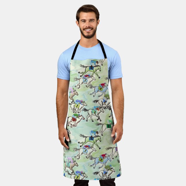 Off to the Races Apron (Worn)