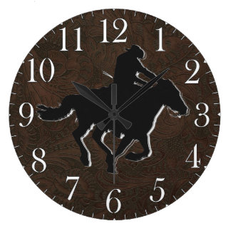 Horse Racing Wall Clocks | Zazzle