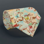 Off to the Races II Tie<br><div class="desc">The perfect tie for horse racing enthusiasts or your next derby party.  This is a second version with warm earthy colors.</div>