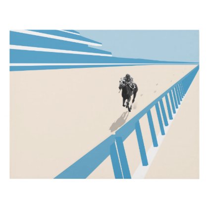 Off to the Races Panel Wall Art