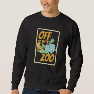 Off to the Zoo Animal and Zoo Sweatshirt