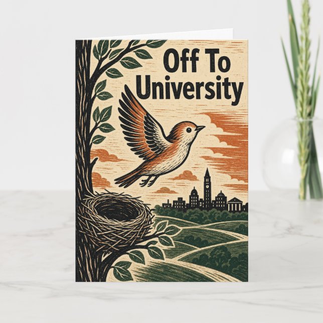 Off To University Card (Front)